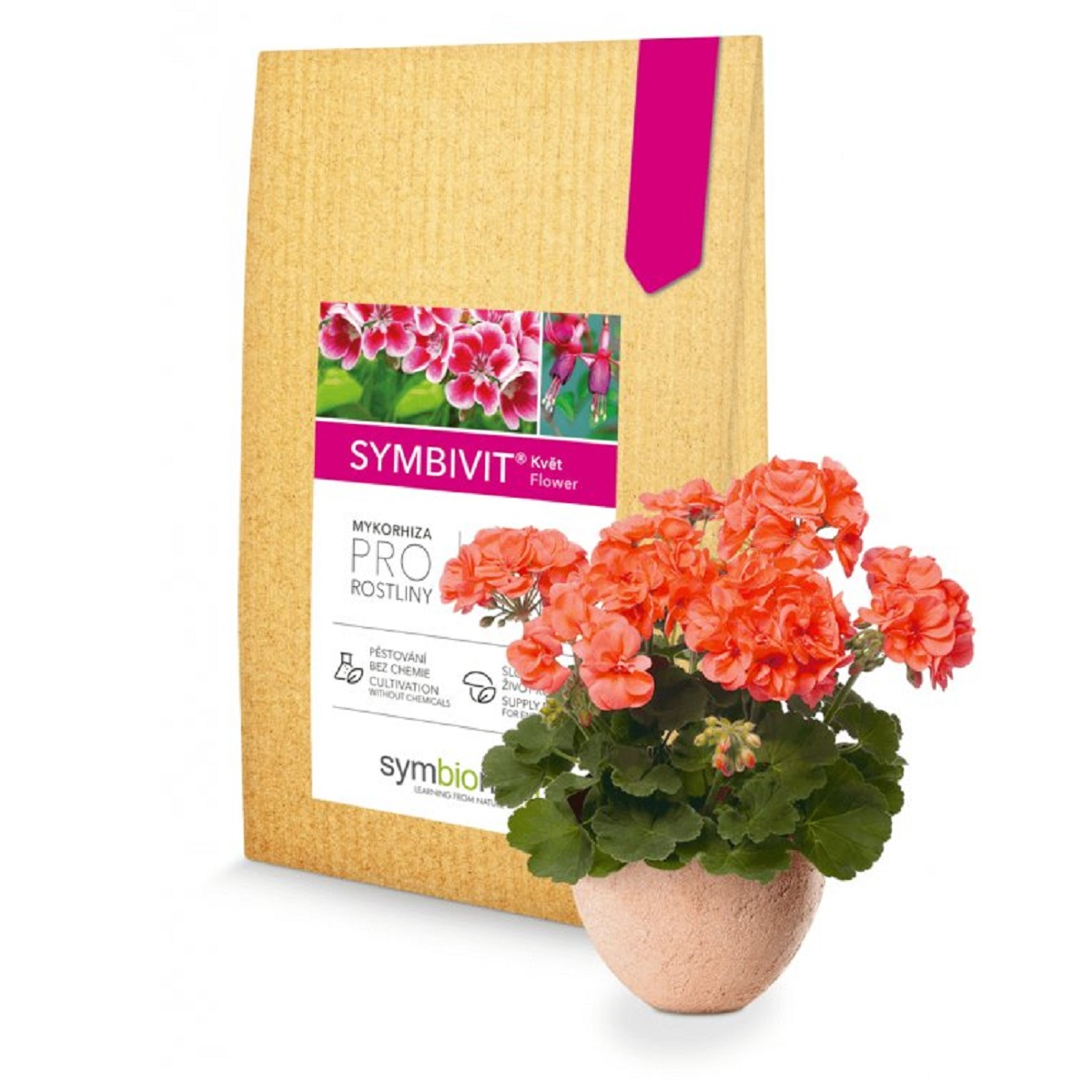 Symbivit Muškát - mykorhiza pro balkónové květiny - 150  g
