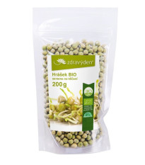 BIO Hrášek - Zdravý den - bio osivo na klíčky - 200 g