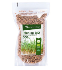 BIO Pšenice - Zdravý den - bio osivo na klíčky - 500 g