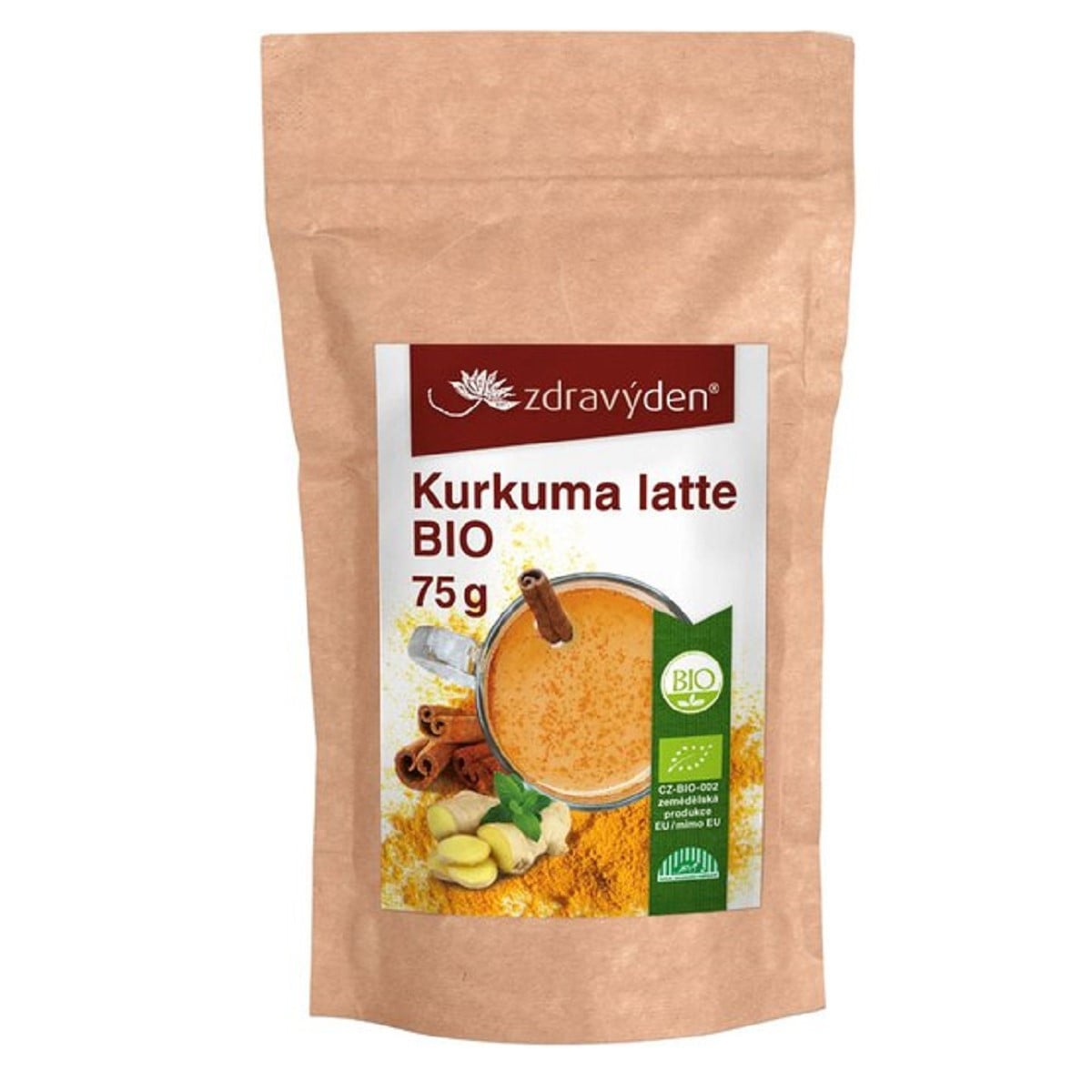 BIO Kurkuma latte - bio směs koření - 75 g