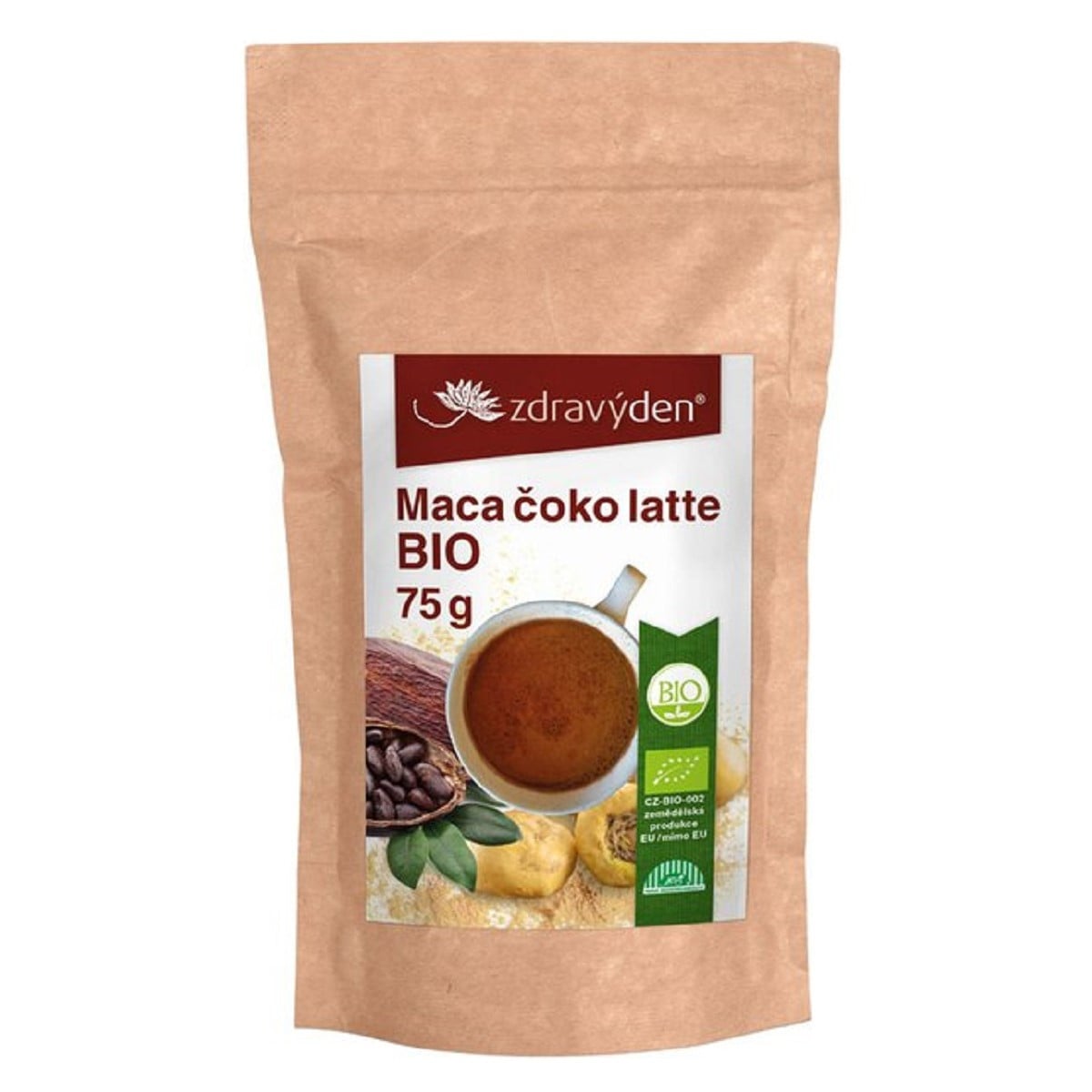 BIO Maca čoko latte - bio směs - 75 g