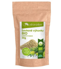 BIO Smrkové výhonky - bio prášek - 30 g
