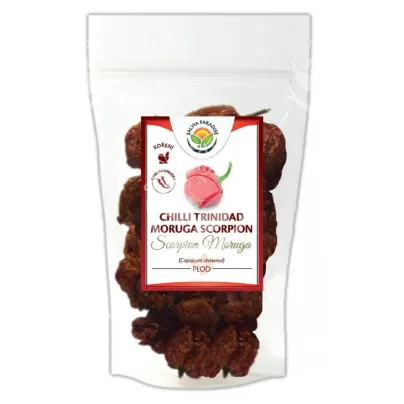 Chilli Trinidad Moruga Scorpion - Capsicum chinense - plod sušený  - 10 g