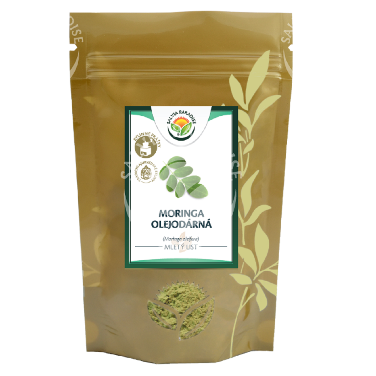 Moringa olejodárná - Moringa oleifera - list mletý - 100 g