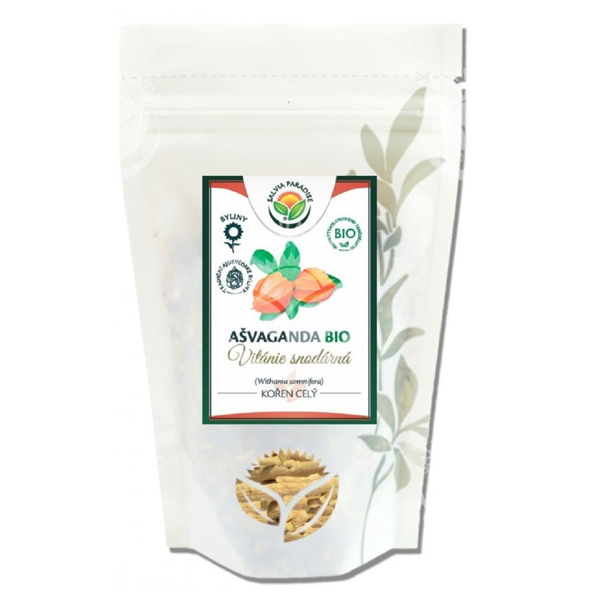 BIO Ašvaganda - Withania somnifera - bio kořen celý - 80 g