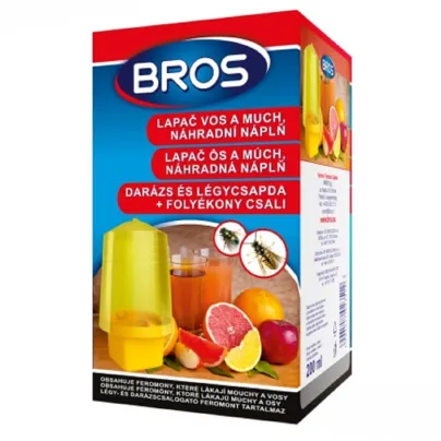 Lapač vos a much s náplní - Bros - ochrana proti hmyzu - 200ml