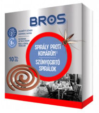 Spirály proti komárům - Bros - ochrana proti komárům - 10 ks