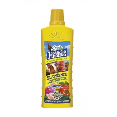 Hoštické slepičince - Hoštické hnojivo - tekuté hnojivo - 500 ml
