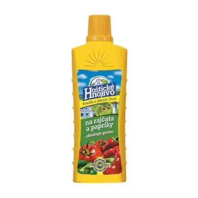 Hnojivo na rajčata a papriky s guánem - Hoštické hnojivo - tekuté hnojivo - 500 ml