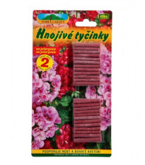 Hnojivo na pelargónie - Nohel Garden - tyčinkové hnojivo - 48 ks