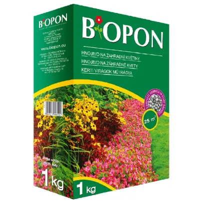 Hnojivo na zahradní květiny - BoPon - granulované hnojivo - 1 kg