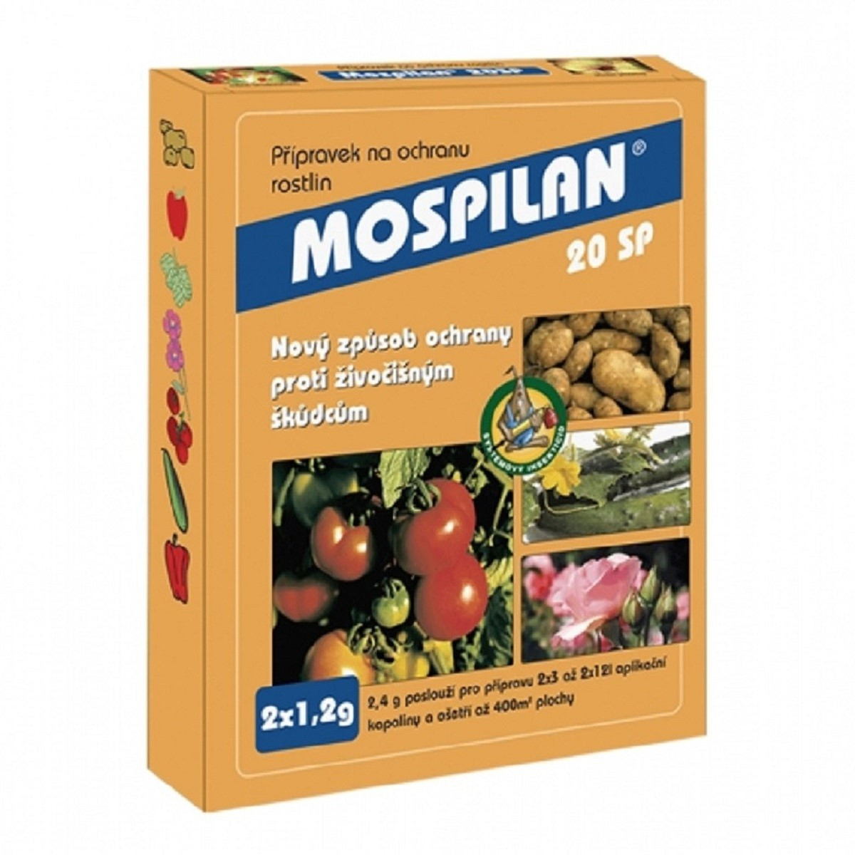 Mospilan 20 sp - Lovela - ochrana proti škůdcům - 2 x 1,2 g