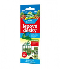 Lepové desky do interiéru - Zdravá zahrada - ochrana proti škůdcům - 5 ks