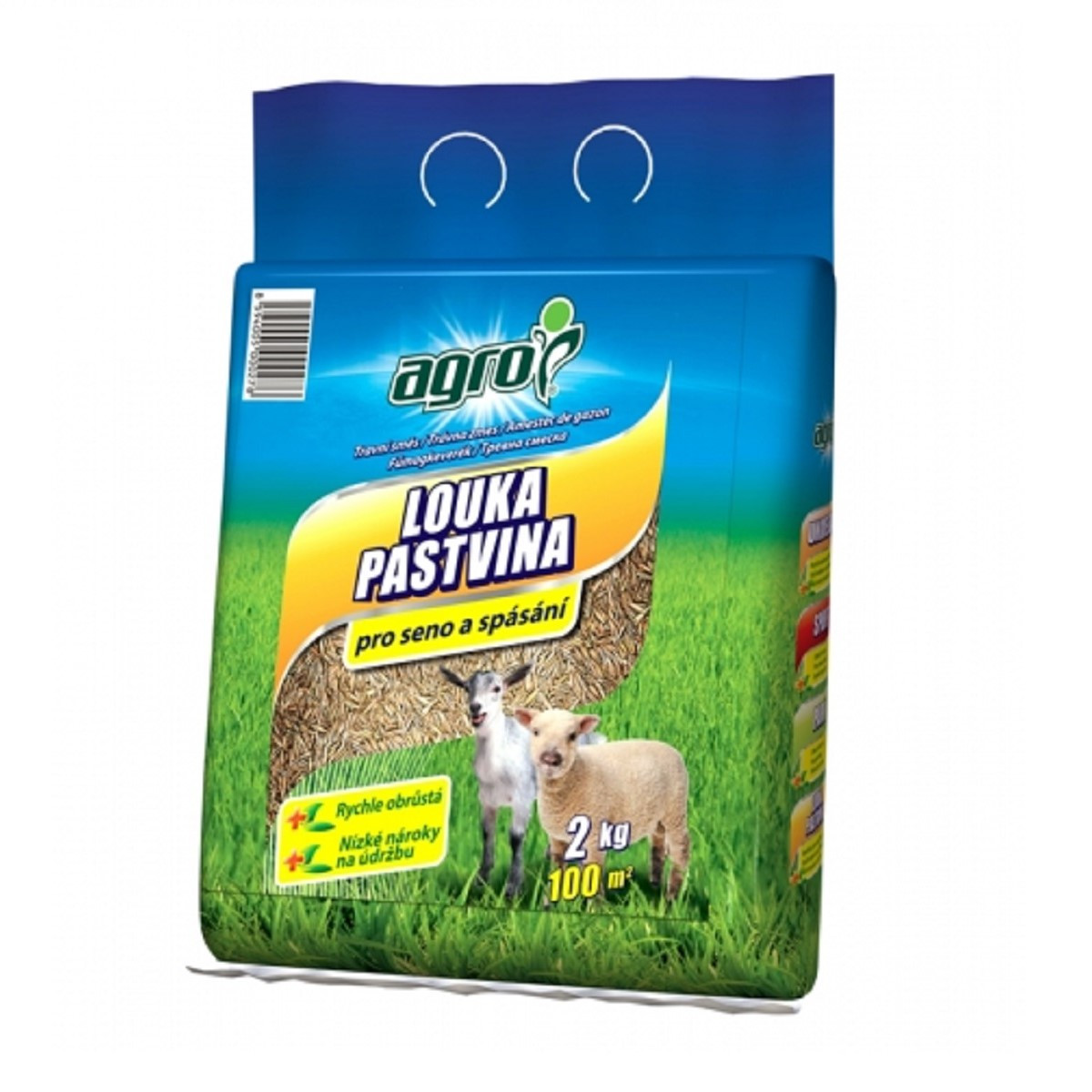 Travní směs Louka, pastvina - osivo Agro - směs - 2 kg