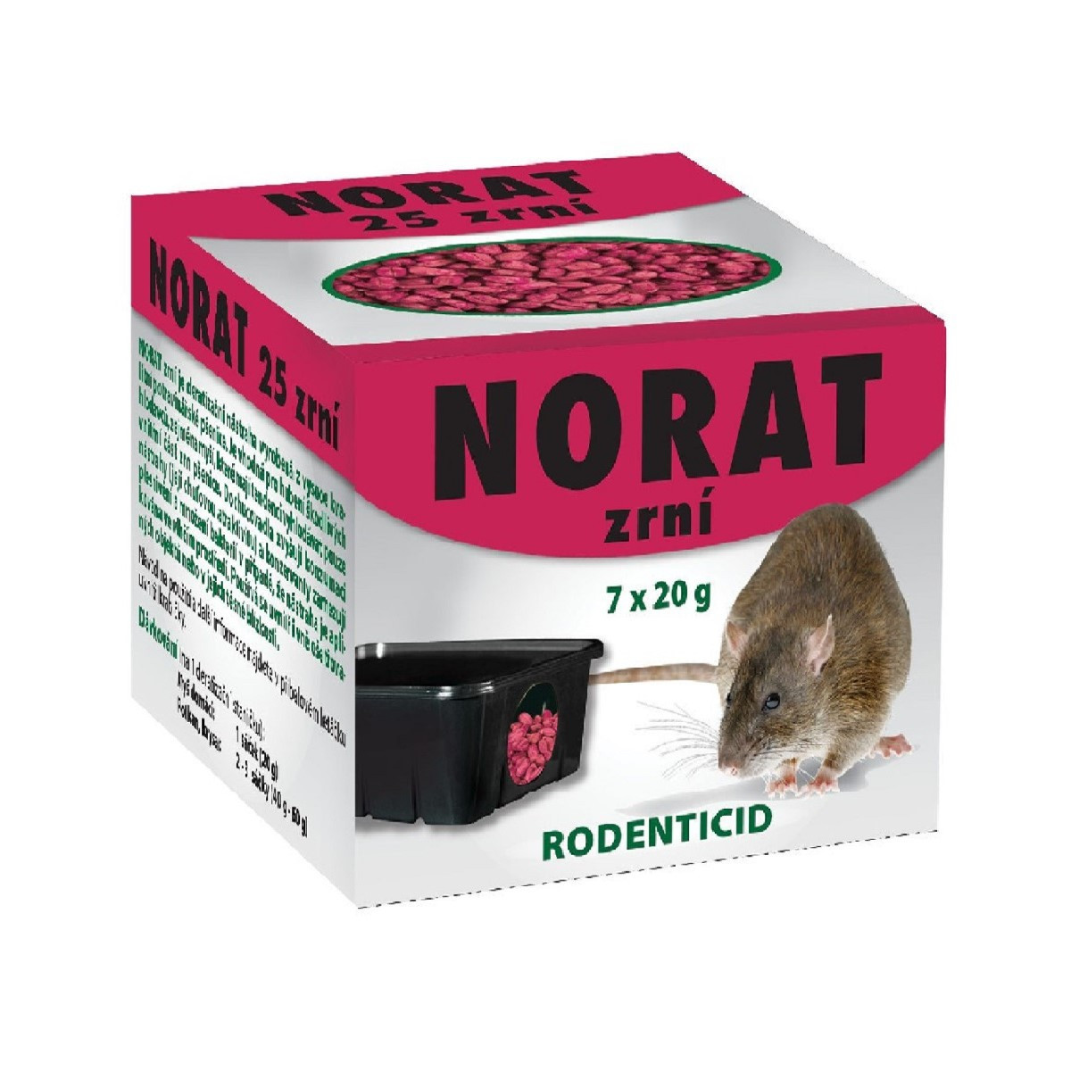 Norat zrní - Agrochema - ochrana proti hlodavcům - 140 g
