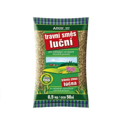 Travní směs luční - osivo Aros - směs pro zakládání víceletých porostů - 500 g