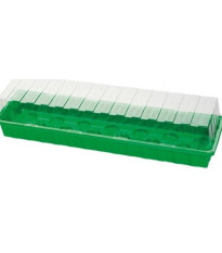 Miniskleník - zelený - 54 x 15 x 12 cm - pěstební pomůcky - 1 ks