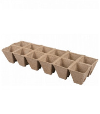 Květináč rašelinový - 5 x 5 cm - pěstební pomůcky - 1 ks