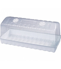 Miniskleník s ventilací - bílý - 47 x 20 x 20 cm - pěstební pomůcky - 1 ks