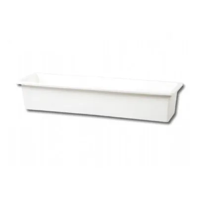 Truhlík Gloria - bílý - 50 x 17 x 12 cm - pěstební pomůcky - 1 ks