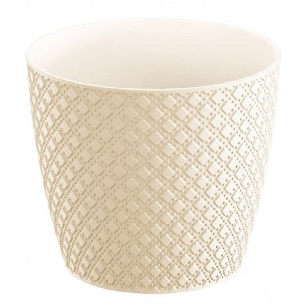Obal na květináč Orient - krémový - 13 x 11 cm - pěstební pomůcky - 1 ks