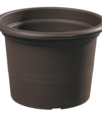 Květináč Campanula - tmavě hnědý - 11 x 8 cm - pěstební pomůcky - 1 ks