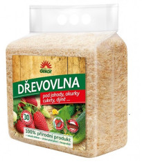 Dřevovlna pod jahody, okurky, cukety a dýně - Forestina - pěstební pomůcky - 850 g