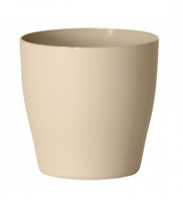 Obal na květináč Living - tmavě béžový - 13 x 13 cm - pěstební pomůcky - 1 ks