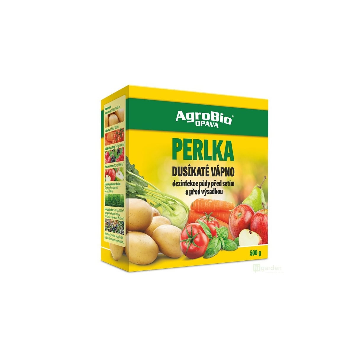 Dusíkaté vápno Perlka - AgroBio - granulované hnojivo - 500 g