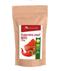 BIO Kajenský pepř - bio prášek - 10 g