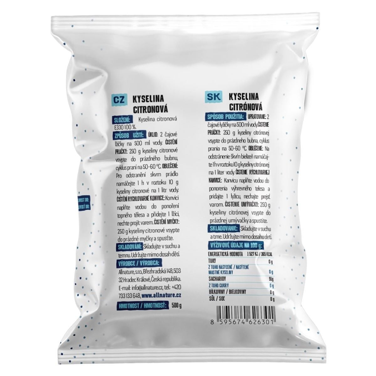 Kyselina citronová - prášek - 500 g