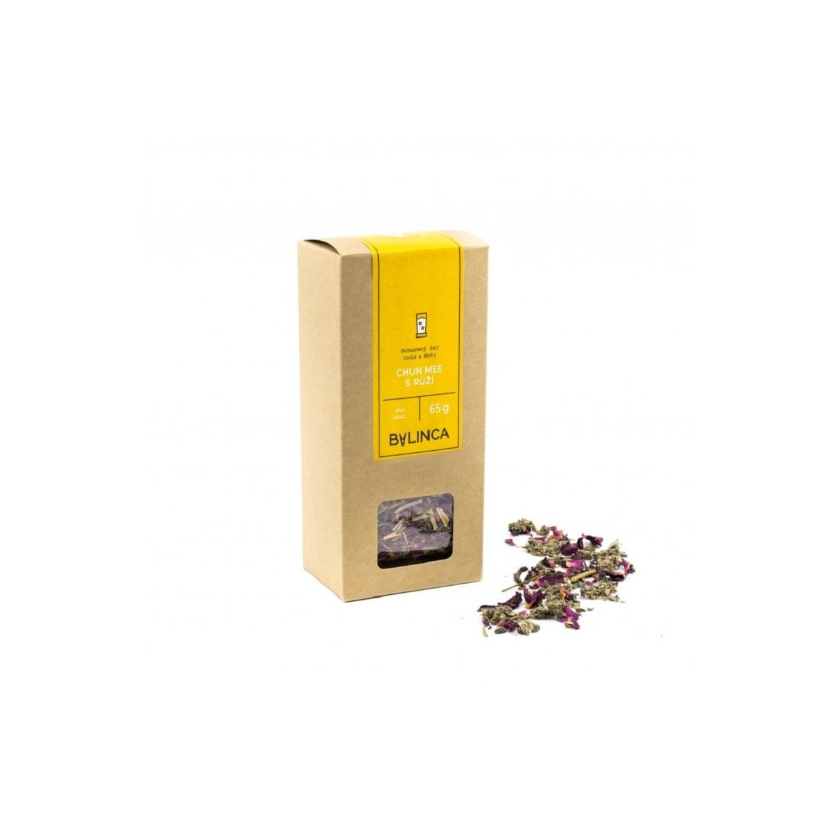 Chun Mee s růží BIO - zelený čaj - 65 g