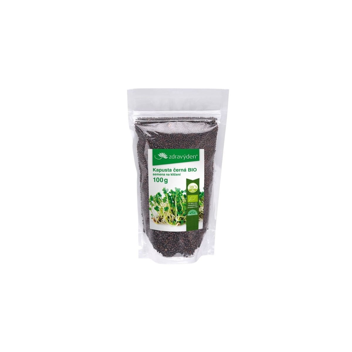 BIO Kapusta černá - Brassica Oleracea - bio osivo na klíčky - 100 g