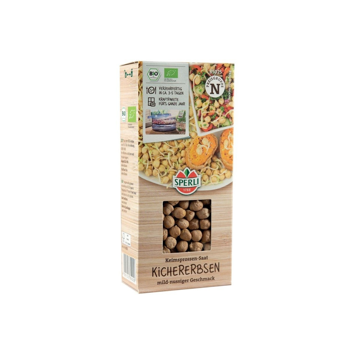 BIO Cizrna beranní - bio osivo na klíčky - 200 g