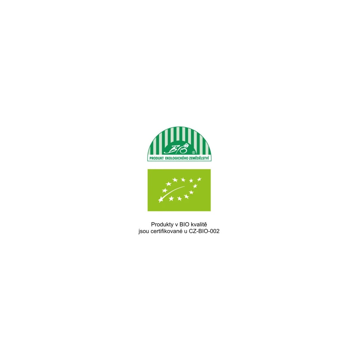 Produkty v bio kvalitě jsou certifikované u CZ-BIO-002