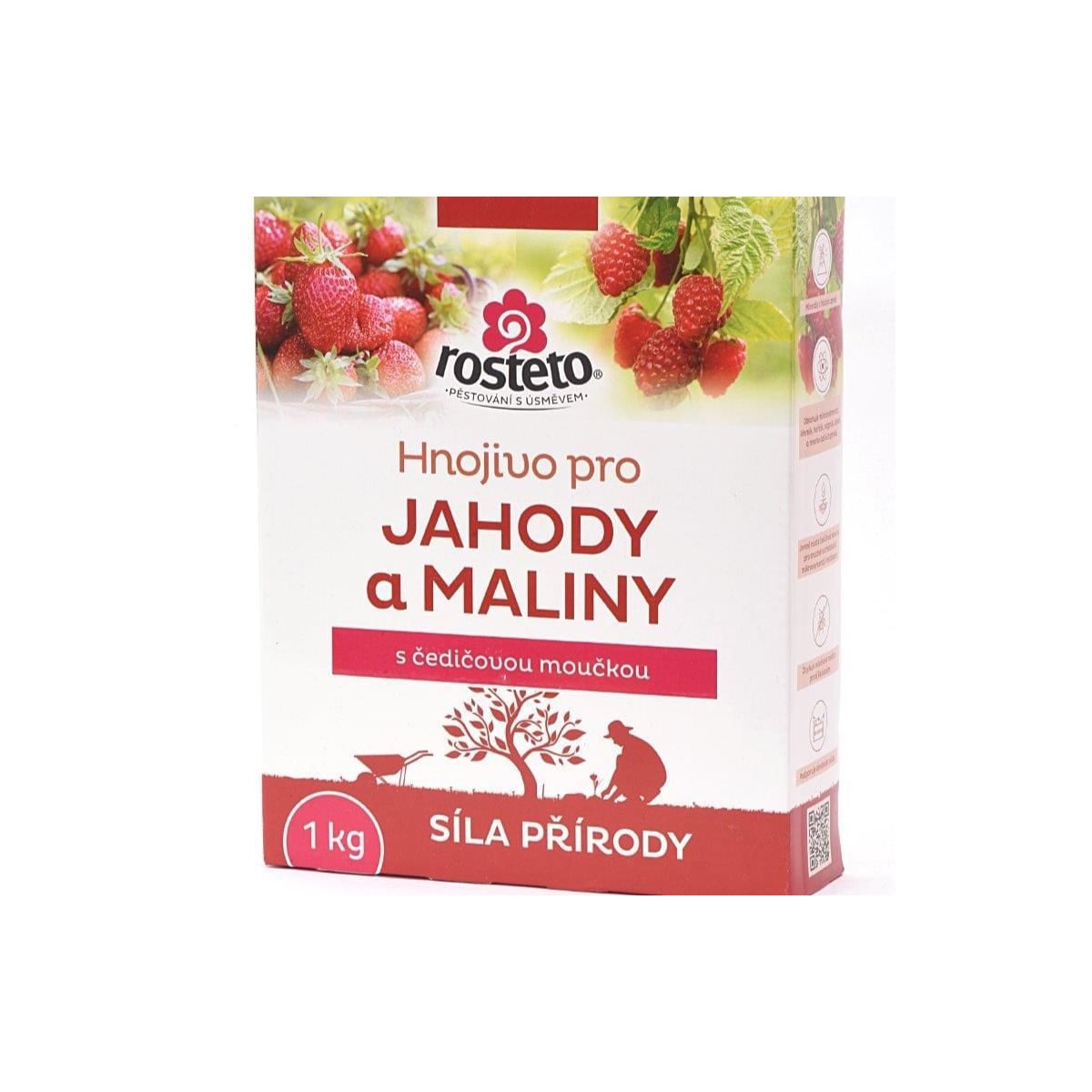 Hnojivo s čedičovou moučkou - jahody a maliny - Rosteto - práškové hnojivo - 1 kg