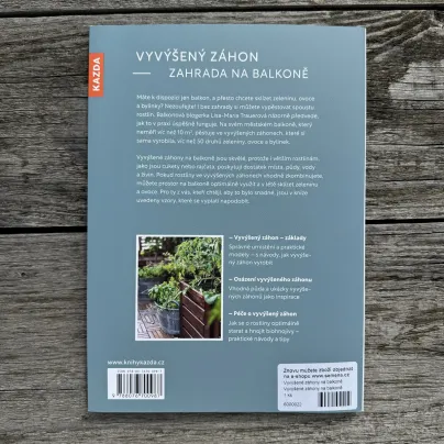 Vyvýšené záhony na balkoně - Nakladatelství Kazda - knihy - 1 ks