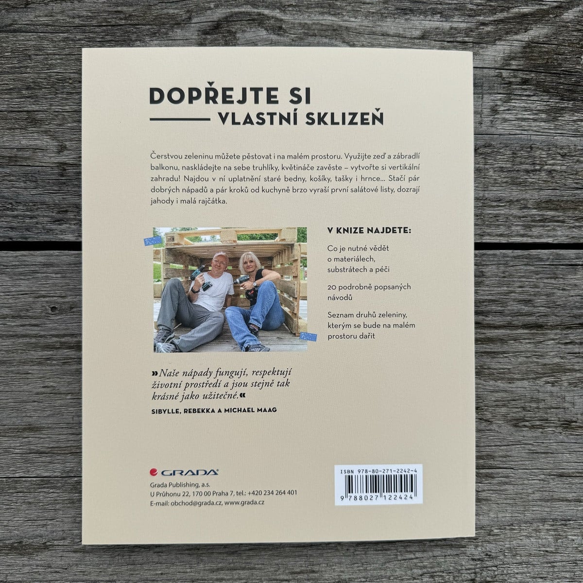 Vertikální zeleninové zahrádky - Nakladatelství Grada - knihy - 1 ks