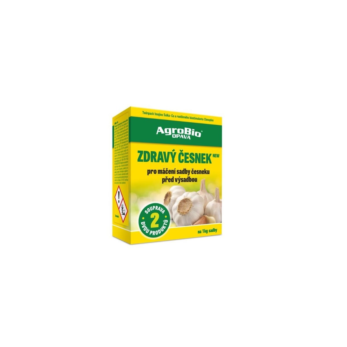 Zdravý česnek NEW - přípravek pro máčení sadby - AgroBio - 10 g + 50 ml