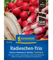Semena ředkvičky Vienna, Rampouch, Bamba - výsevný koberec - 5 m
