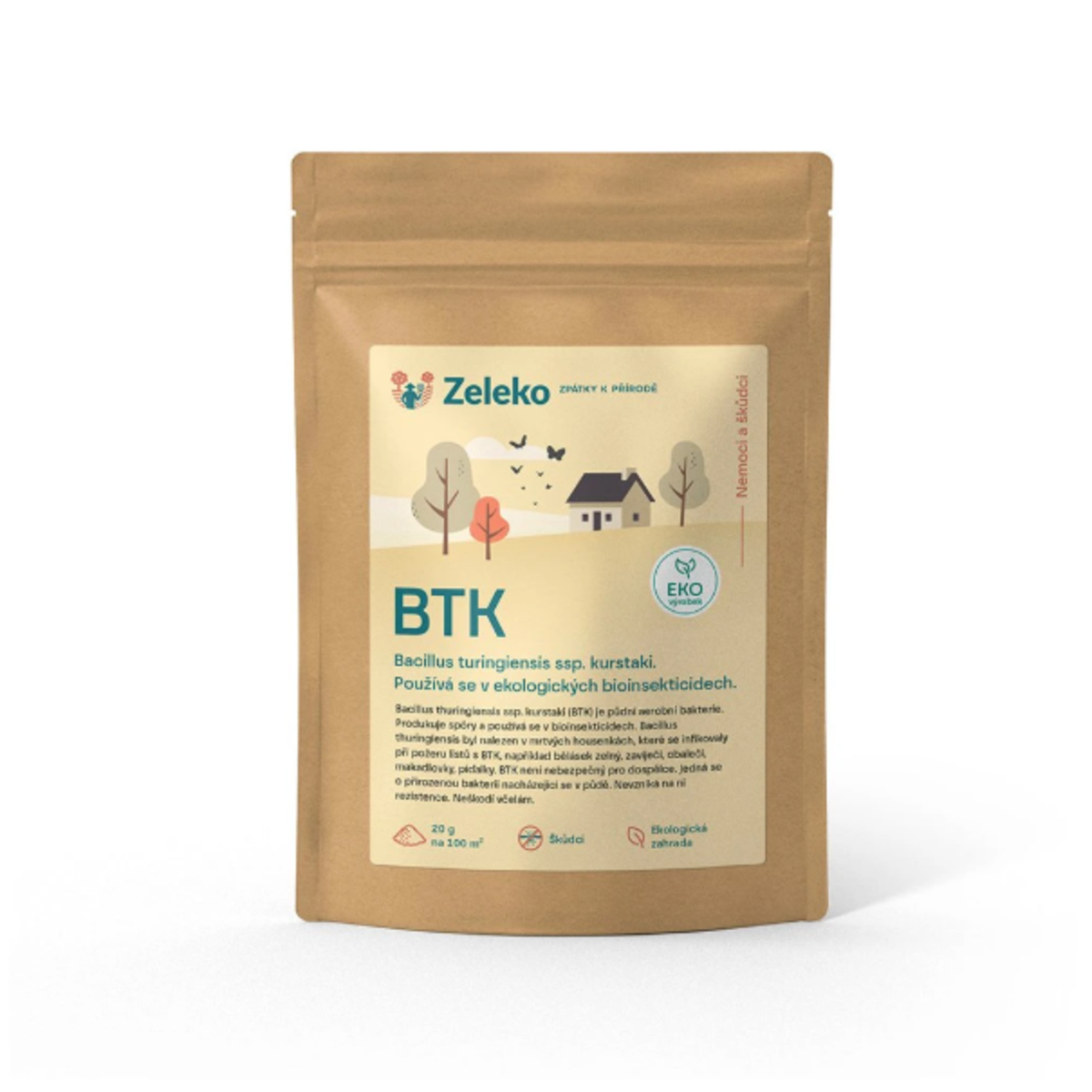 BTK požer - požer housenkami - ochrana proti škůdcům - Zeleko - 100 g