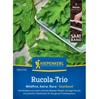 Rukola trio Wildfire, Astra a Ruca - výsevný pásek - 1 ks
