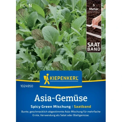 Mix asijských salátů - výsevný pásek - 1 ks