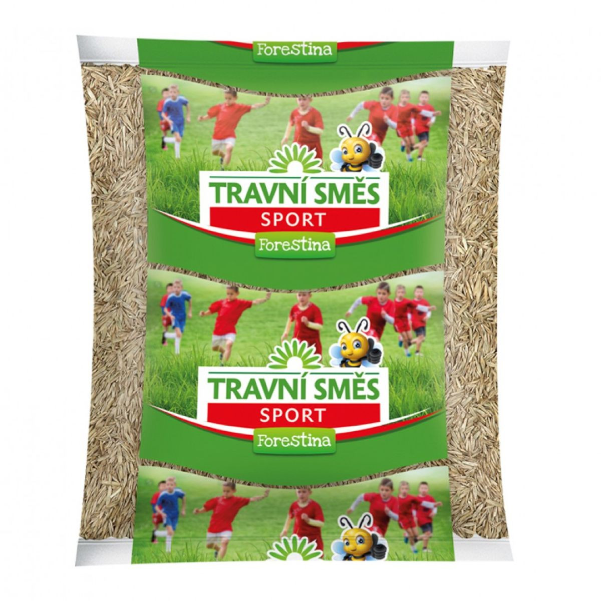 Trávník Sport vhodný pro vysokou zátěž - osivo Forestina Grass - směs - 500 g