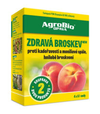 Zdravá broskev NEW - AgroBio Opava - ochrana proti kadeřavosti - 2 x 20 g + 18 ml