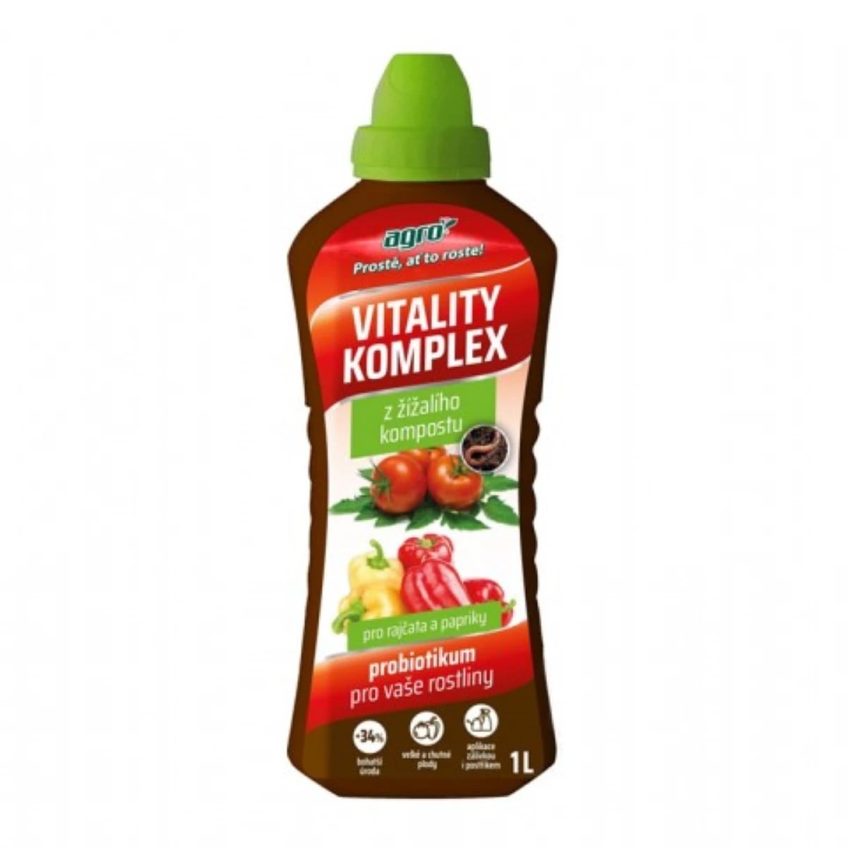 Vitality komplex na rajčata a papriky - Agro - tekuté hnojivo - 1 l
