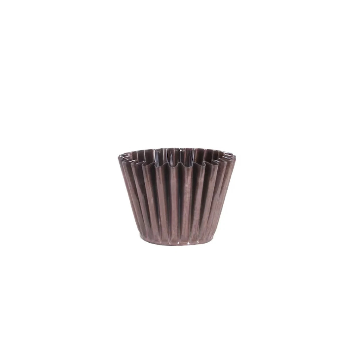 Kovový květináč Ronja XS - vínový - Strömshaga AB - 1 ks