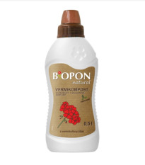 Vermikompost - Muškáty a balkónové rostliny - BoPon - tekuté hnojivo - 500 ml