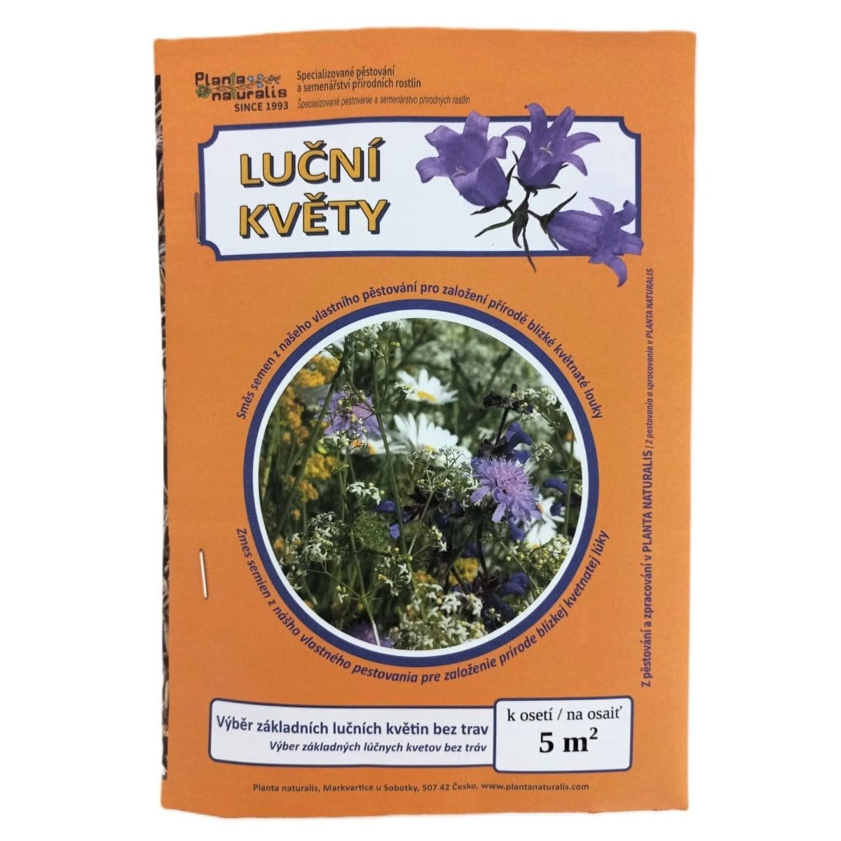 Luční květy na obohacení porostu - osivo Planta Naturalis - směs lučních květin - 10 g