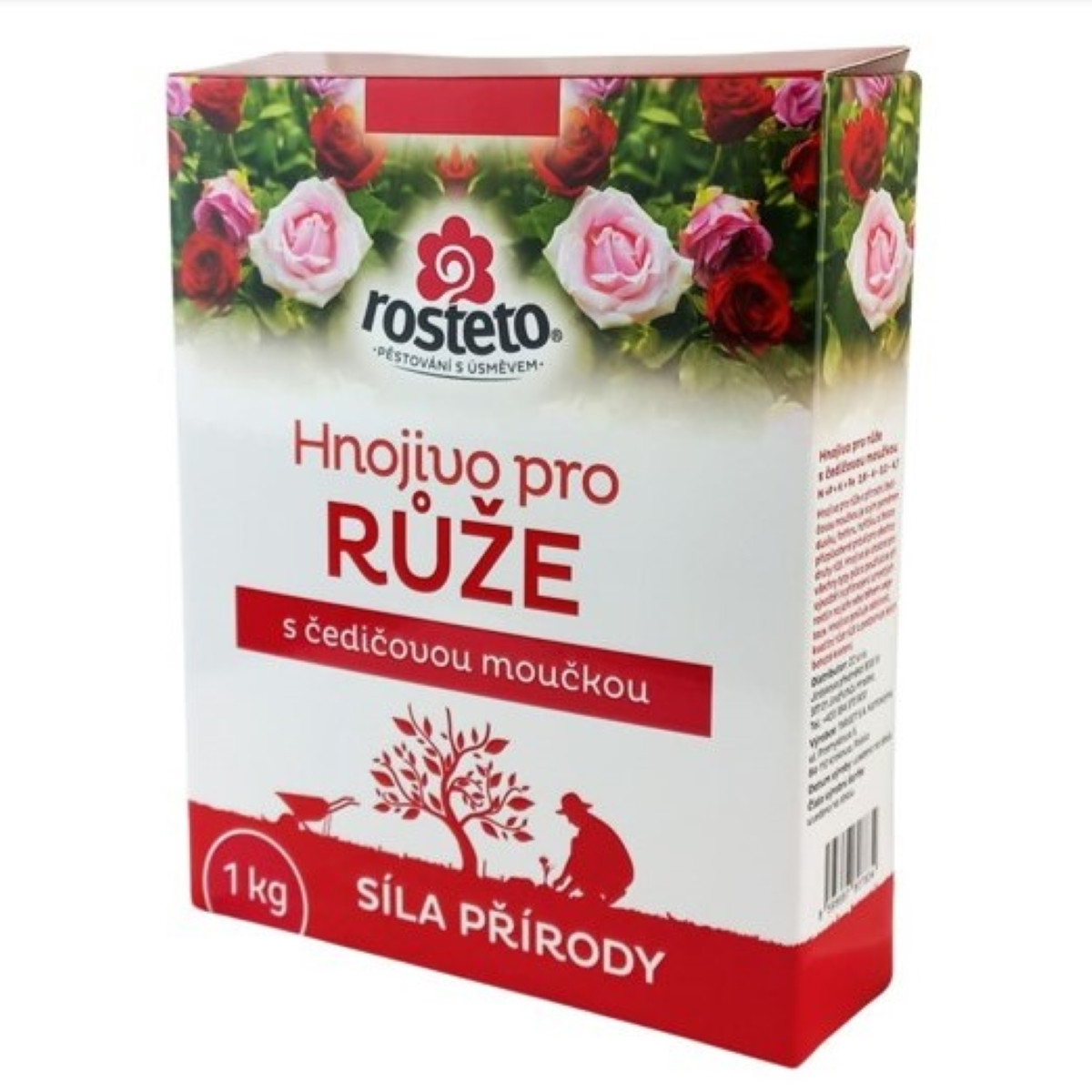 Hnojivo pro růže s čedičovou moučkou - Rosteto -pevné hnojivo - 1 kg